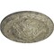 Ekena Millwork Acanthus Ceiling Medallion, Hand-Painted Castle Stone Crackle, 11 3/8"OD x 2"P CM11ACCSC - alternate 3